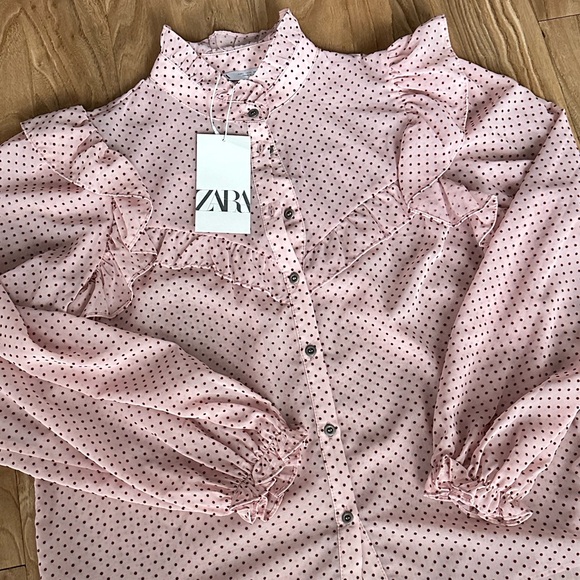 Zara Tops - **ZARA** NWT women’s blouse SIZE LARGE